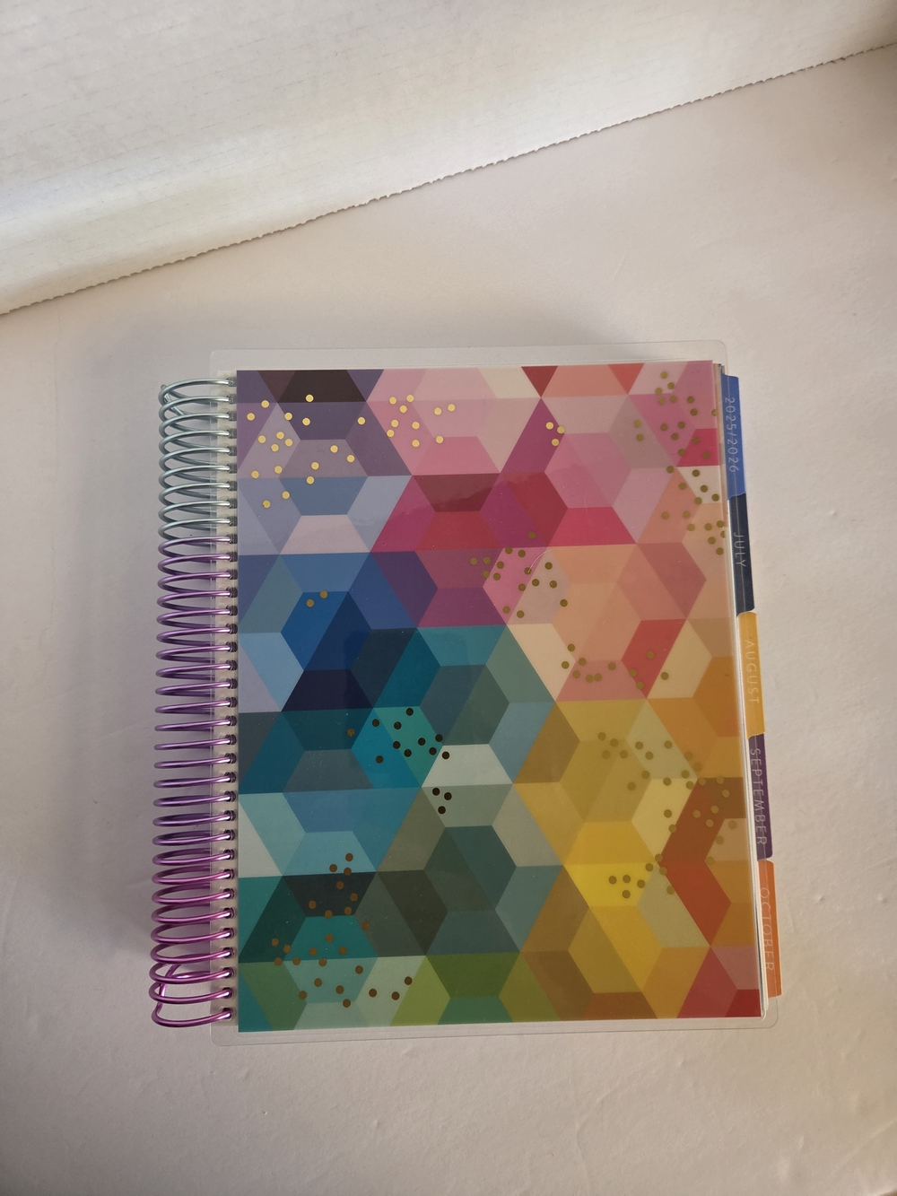 New Erin Condren Life Planner - Hexagon July 2025-July 2026